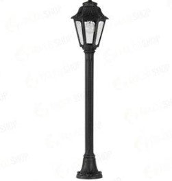 Lampioncino LED( Mizar/Anna )Nero 110cm E27 a Filamento 6W 4000K IP55 - Fumagalli