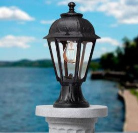 Lanterna (Mikrolot/saba) Nero trasp E27-Fumagalli