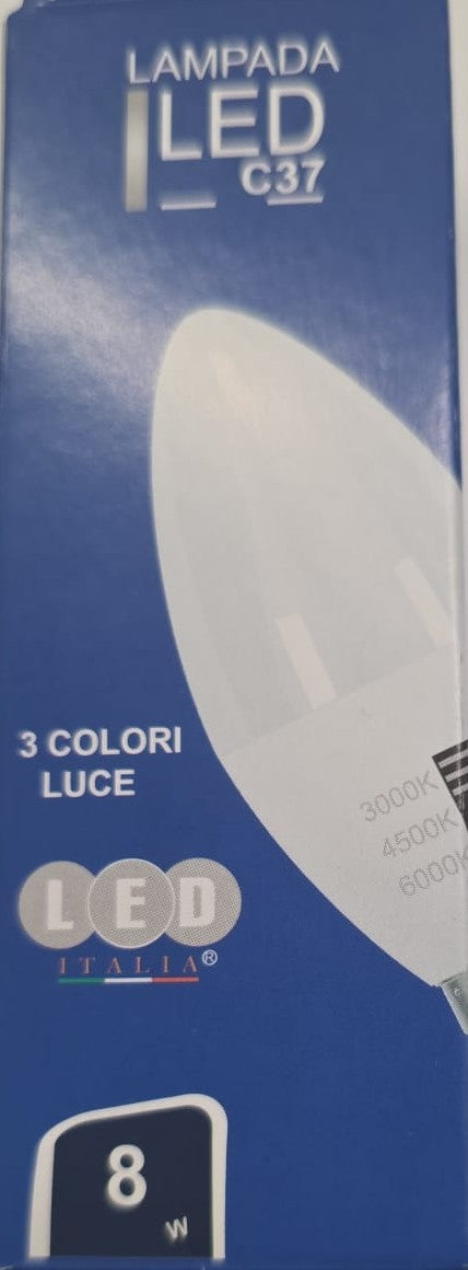 Lampadina C37 8W E27 CCT
