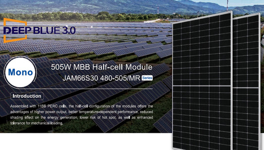 PANNELLO SOLARE SILVER  TW SOLAR 505W