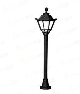 Mizar/golia nero trasp e27led filamento 8w cct paletto