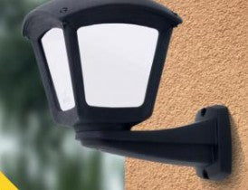 Applique da Parete (Nardo/roby) opal E27 Nero-Fumagalli