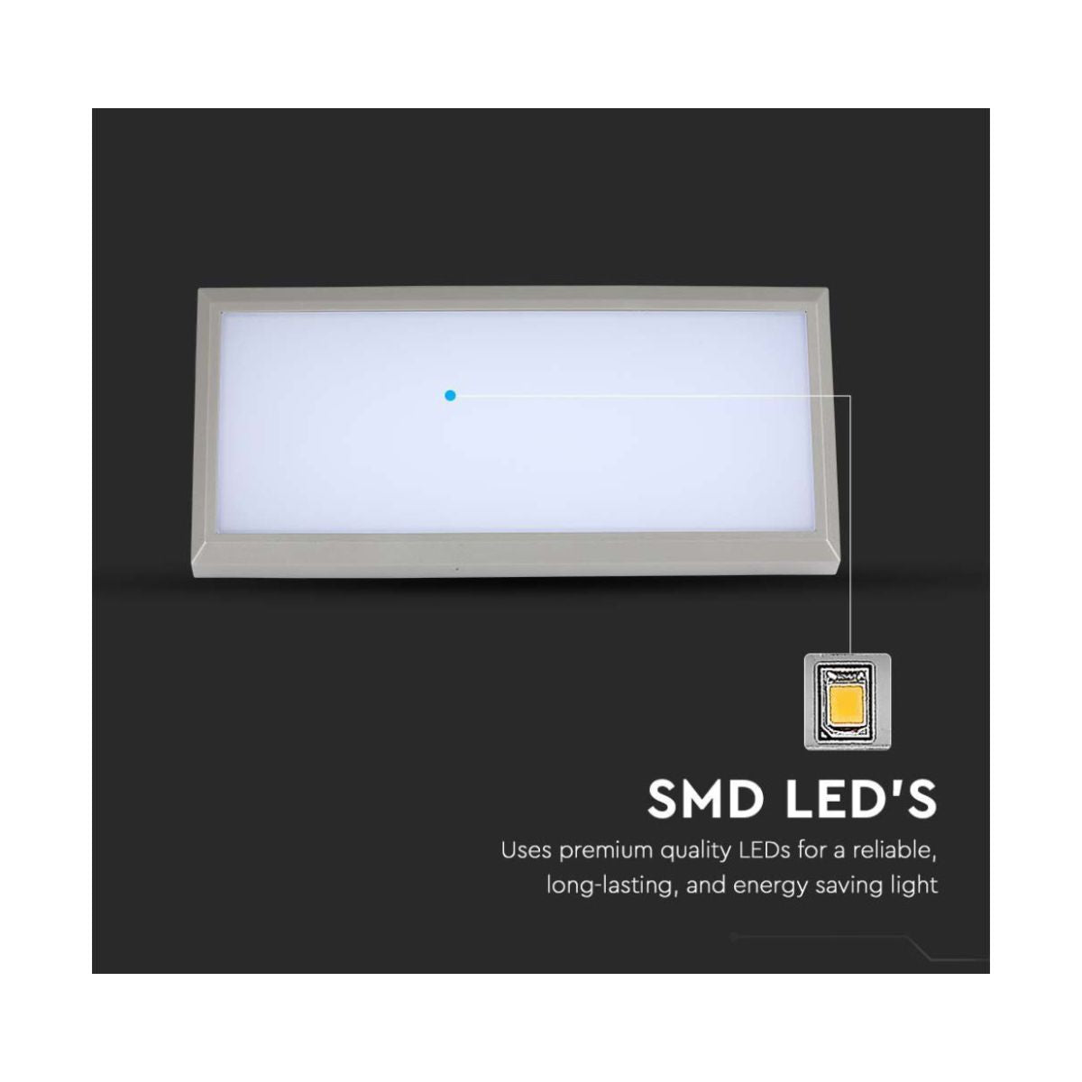 20W LED Landscape Outdoor Soft Light-Large 3000K Grey Body IP65