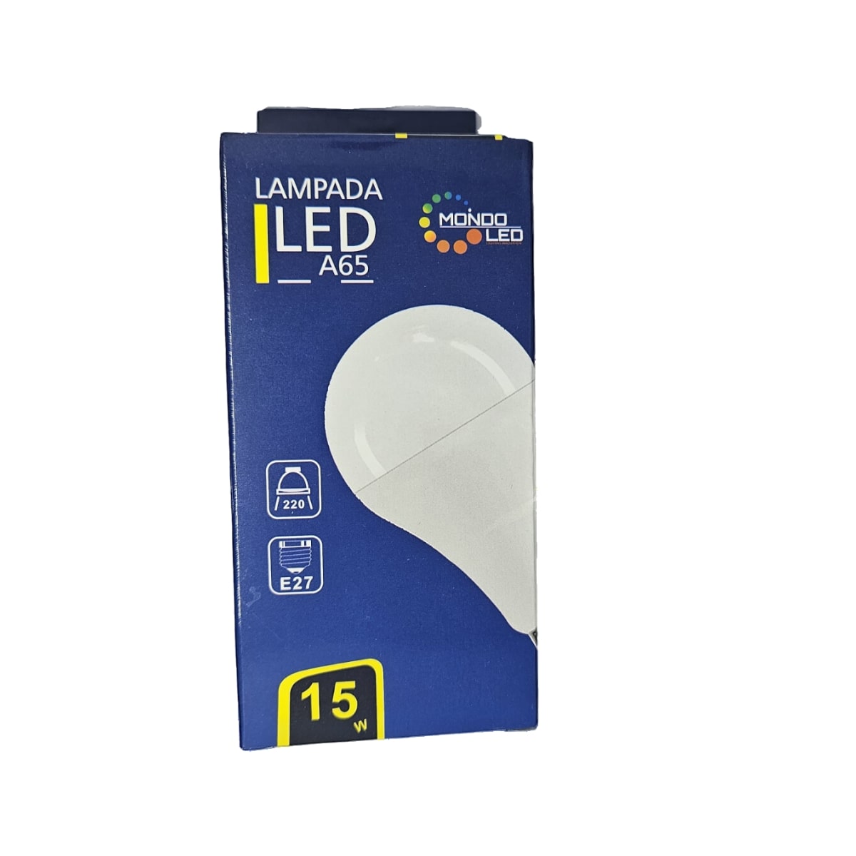 Lampadina E27 15w 4000k SMD A65 -Mondo LED