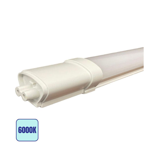 Tubo LED Prismatico Plafoniera Non Giuntabile 36w 120cm - Luce Fredda 6000k