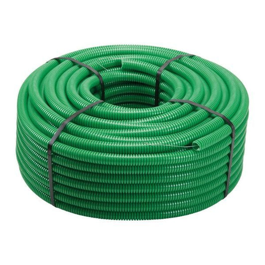 Tubo Corrugato VERDE Ø 32 - 25m - EuroNorm
