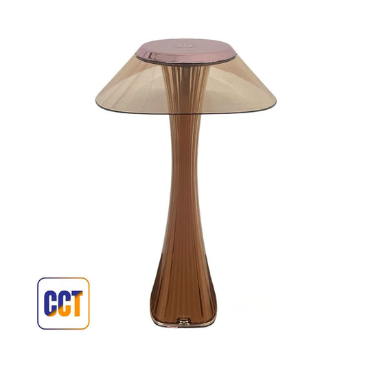Lampada da Tavolo Rame/Rosé Ricaricabile - Dimmerabile CCT (3000k-4000k-6000k)