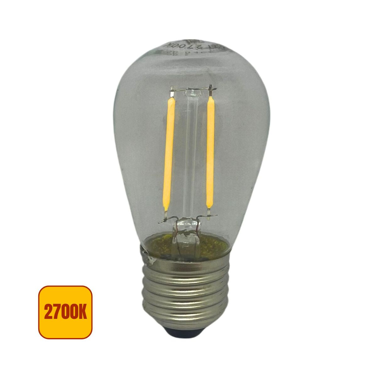 Lampadina LED a Filamento E27 ST45 Traspar. 2w 2700k Luce Calda - Mondo LED