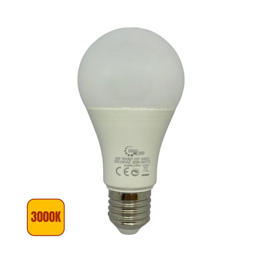 Lampadina LED E27 15w | A65 Luce Calda 3000k - Alta Luminosità