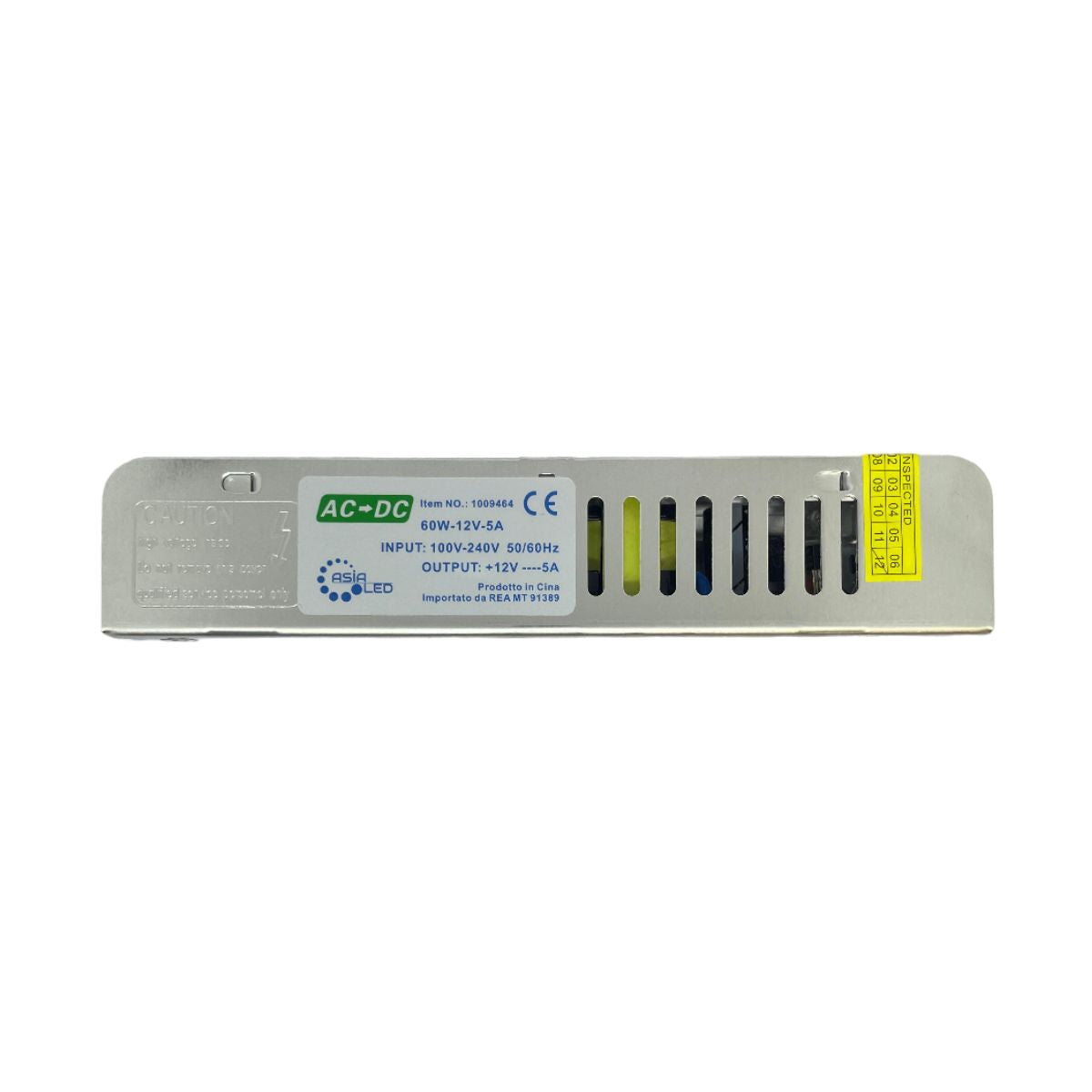 Trasformatore 12v per Strisce Led - 60 Watt 5A - Asia Led