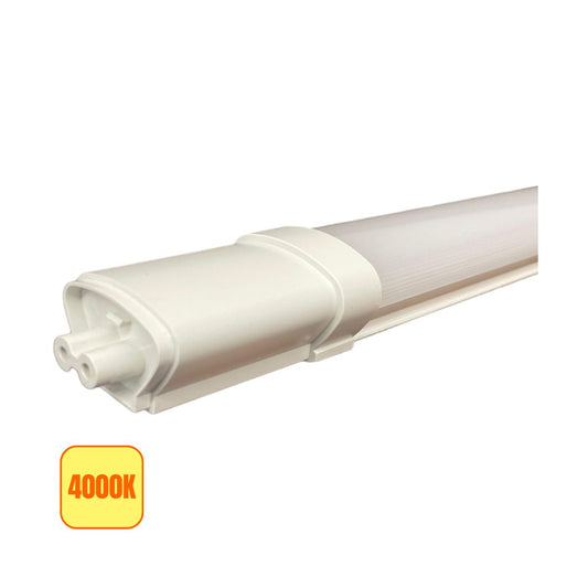 Tubo LED Prismatico Plafoniera Giuntabile 36w 120cm IP65 - Luce Naturale 4000k