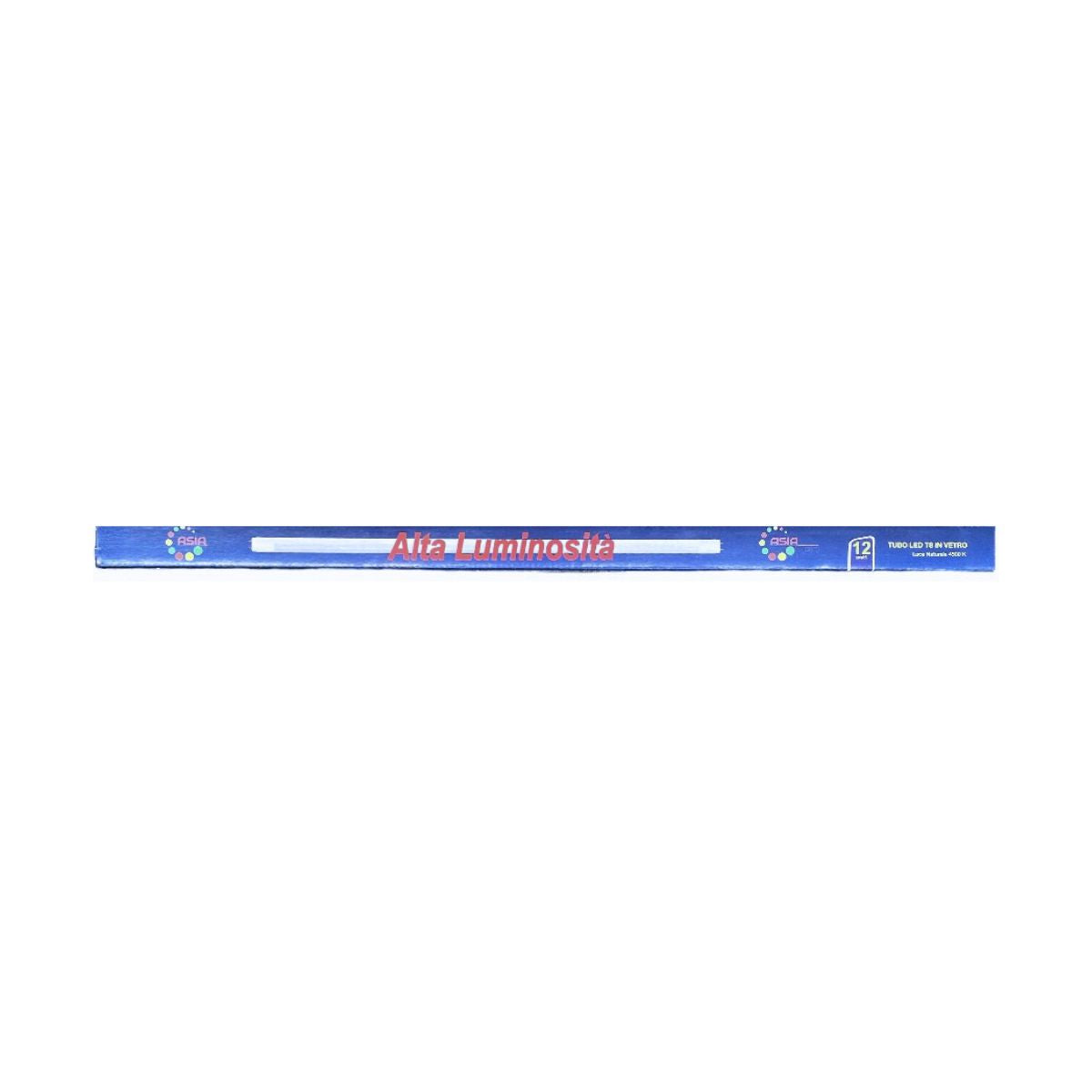 Tubo LED T8 12w 60cm in vetro | Alimentazione Bilaterale - 6500k Luce Fredda